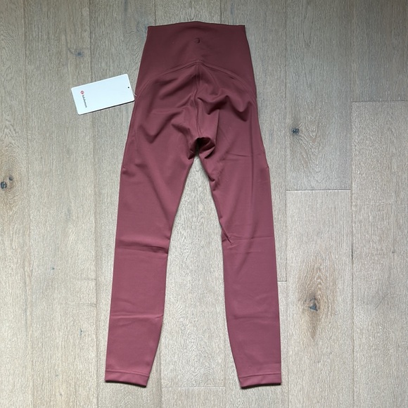 instill tight hr 25" smoky red size 0 lululemon nwt - Picture 7 of 13